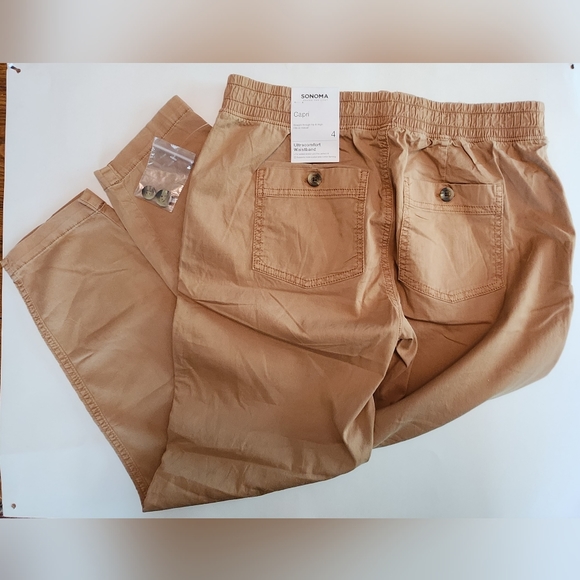 NwT Sonoma Capri sz4 Ultracomfort Waistband - Picture 3 of 6
